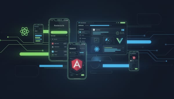 React, Angular ou Vue em 2026: qual faz mais sentido para apps e painéis administrativos?